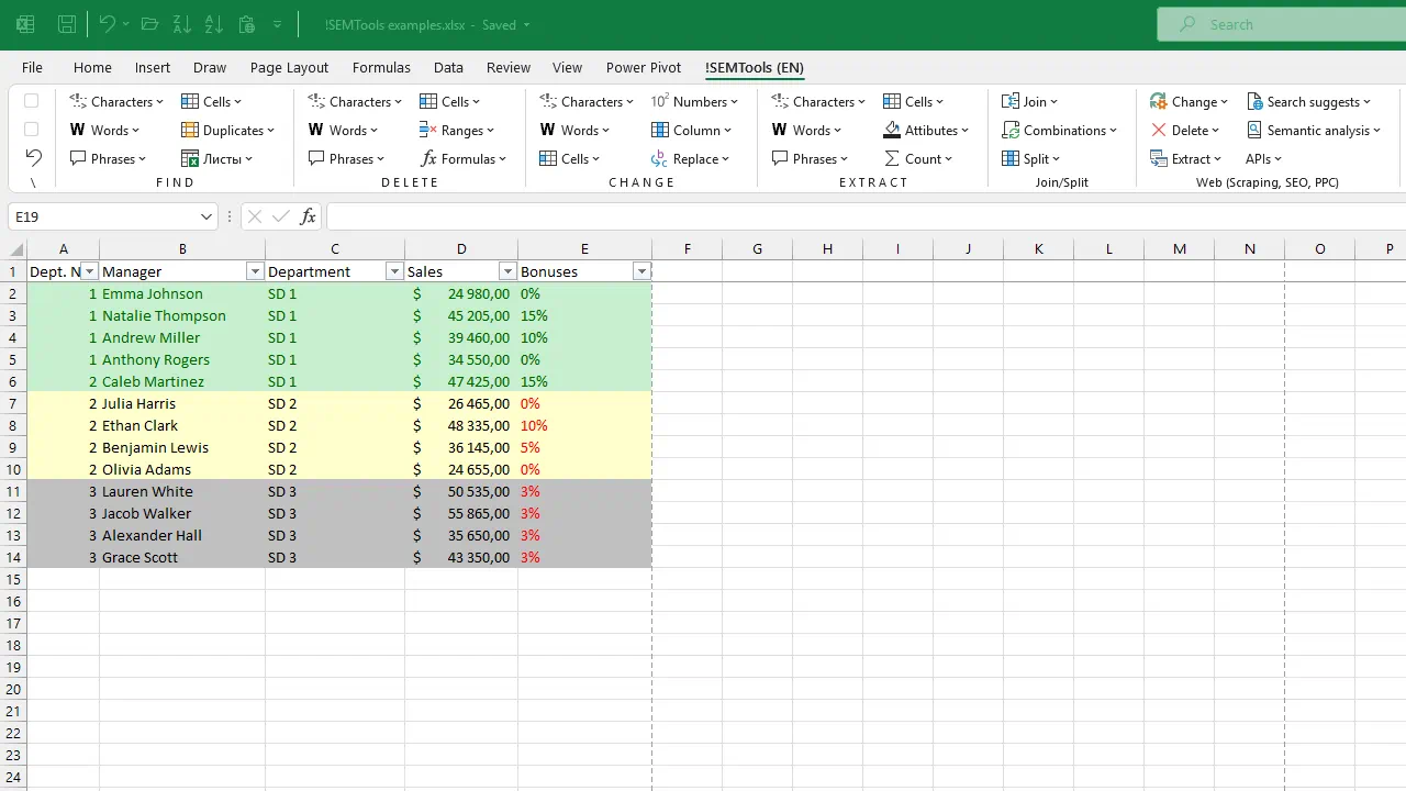 Delete formulas in selected Excel cells