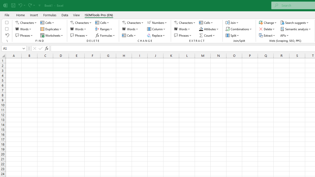Extract characters in Excel - instruments