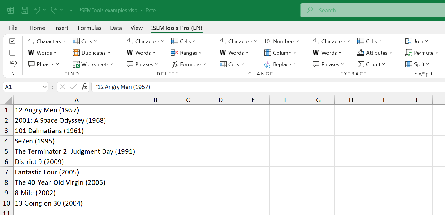 Find standalone numbers in Excel text